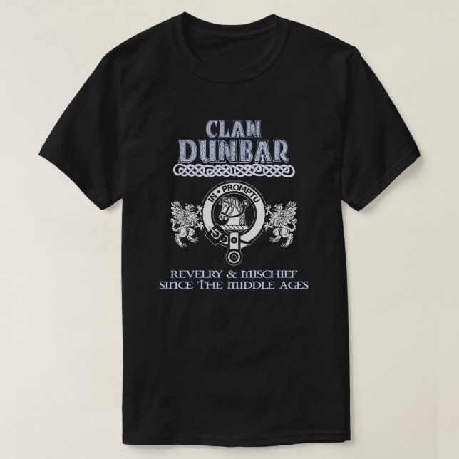 T-shirt Clan Dunbar crest Scottish clans nom de famille éc (Design devant)