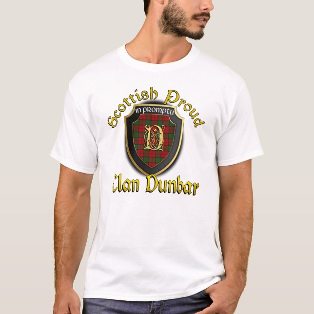 T-shirt Clan Dunbar Scottish Fier Shirts (Devant)