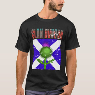 T-shirt Clan Dunbar Tartan Scottish Nom de famille Scotlan