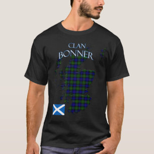 T-shirt Clan écossais Bonner Tartan Écosse