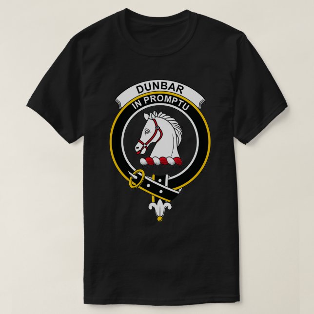 T-shirt Clan écossais de Dunbar Crest (Design devant)