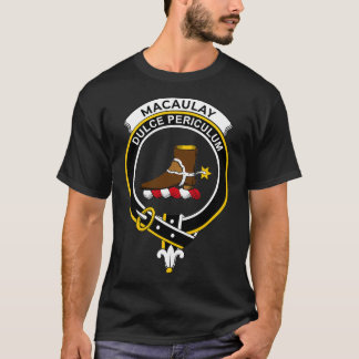 T-shirt Clan écossais de la crête MacAulay Clan Tartan 1
