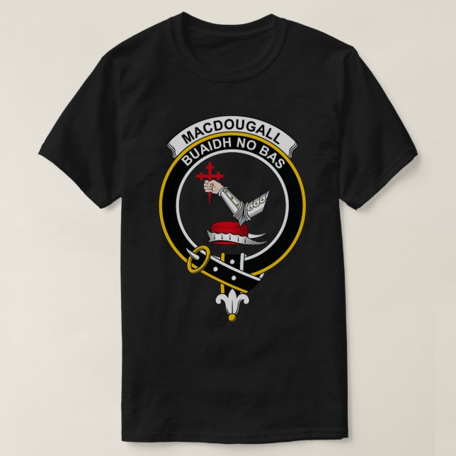 T-shirt Clan écossais de la crête MacDougall 1 (Design devant)