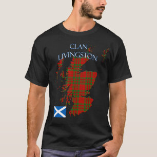 T-shirt Clan écossais de Livingston Tartan Écosse