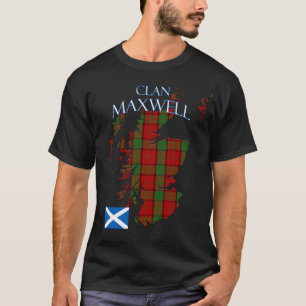 T-shirt Clan écossais de Maxwell Tartan Écosse