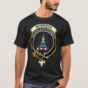T-shirt Clan écossais de Morrison Crest Tartan