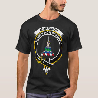 T-shirt Clan écossais de Morrison Crest Tartan