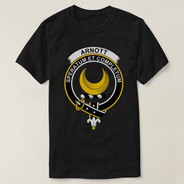 T-shirt Clan écossais de Tartan Arnott Crest (Design devant)