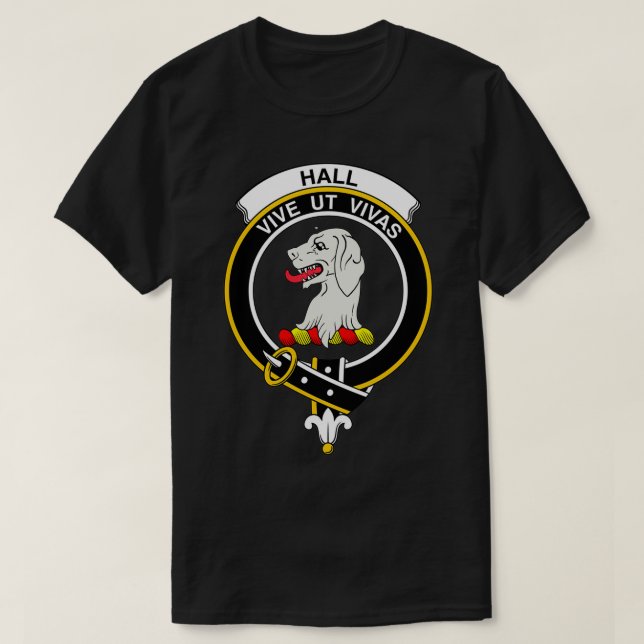 T-shirt Clan écossais du clan Tartan de Hall Crest (Design devant)