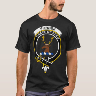 T-shirt Clan écossais du Tartan de Forbes Crest