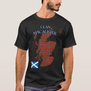 T-shirt Clan écossais MacAlister Tartan Écosse