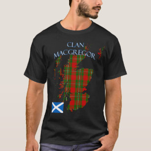T-shirt Clan écossais MacGregor Tartan Écosse