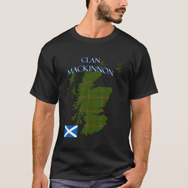 T-shirt Clan écossais Mackinnon Tan Scotland (Devant)