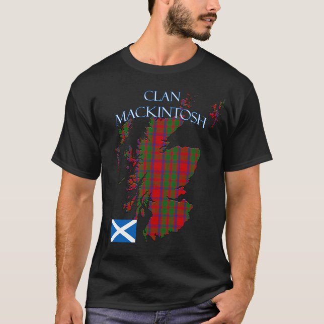 T-shirt Clan écossais MacKintosh Tartan Écosse (Devant)