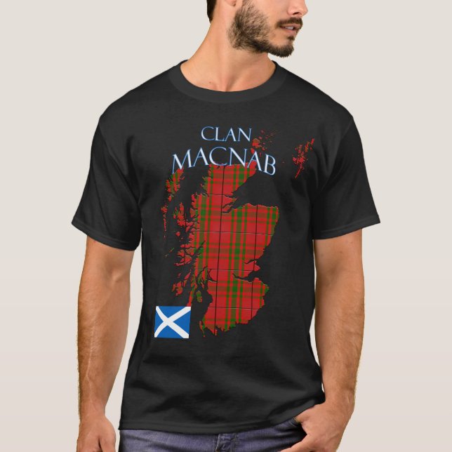 T-shirt Clan écossais MacNab Tartan Écosse (Devant)