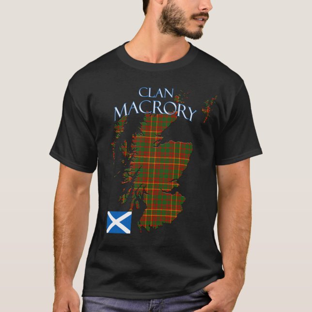 T-shirt Clan écossais MacRory Tartan Écosse (Devant)