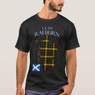 T-shirt Clan écossais Raeburn Tartan Écosse