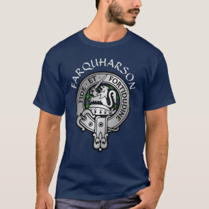 T-shirt Clan Farquharson Crest & Tartan