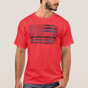 T-shirt Clan Forbes Drapeau écossais Brown Drapeau américa