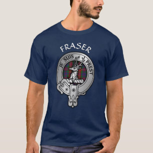 T-shirt Clan Fraser de Lovat Crest & Tartan