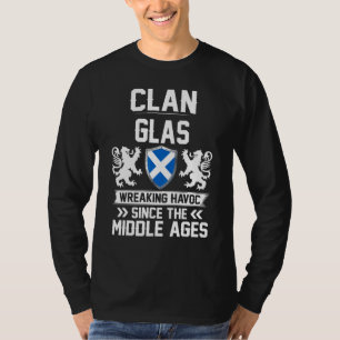 T-shirt Clan Glas Scottish Family Clan Scotland Wreaking H