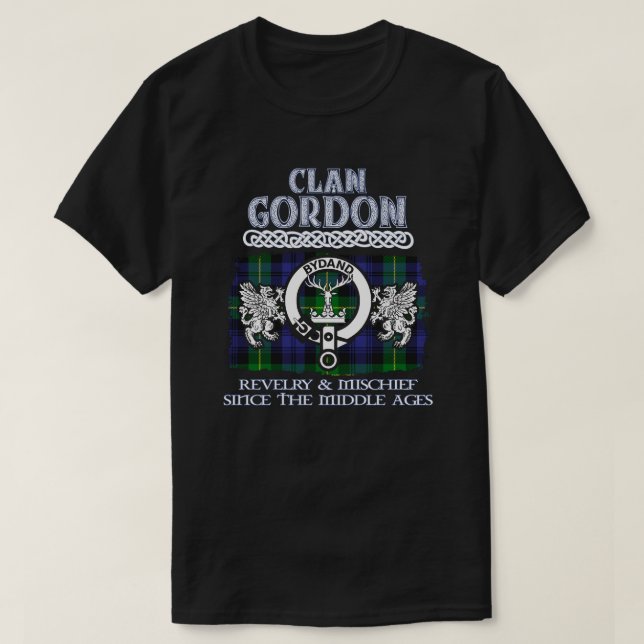T-shirt Clan Gordon crête clans écossais nom de famille éc (Design devant)