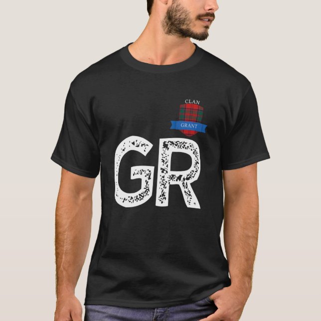 T-shirt Clan Grant G et R - Correspondances familiales (Devant)
