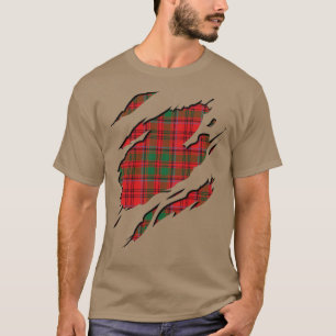 T-shirt Clan Grant Tartan Effets Plaid