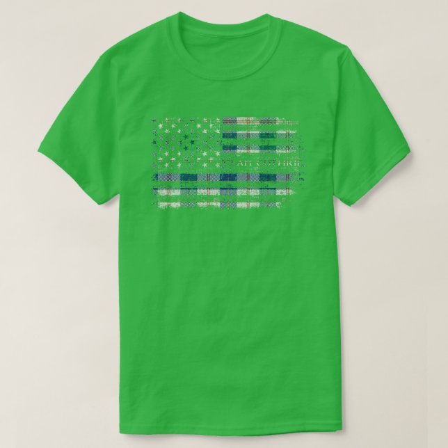 T-shirt Clan Guthrie Robe écossaise écossaise tartan drape (Design devant)