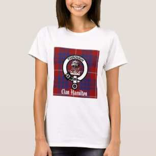 T-shirt Clan Hamilton Crest & Tartan