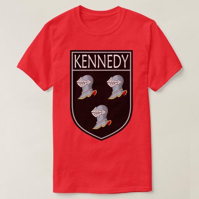 T-shirt Clan irlandais Crest Kennedy (Design devant)