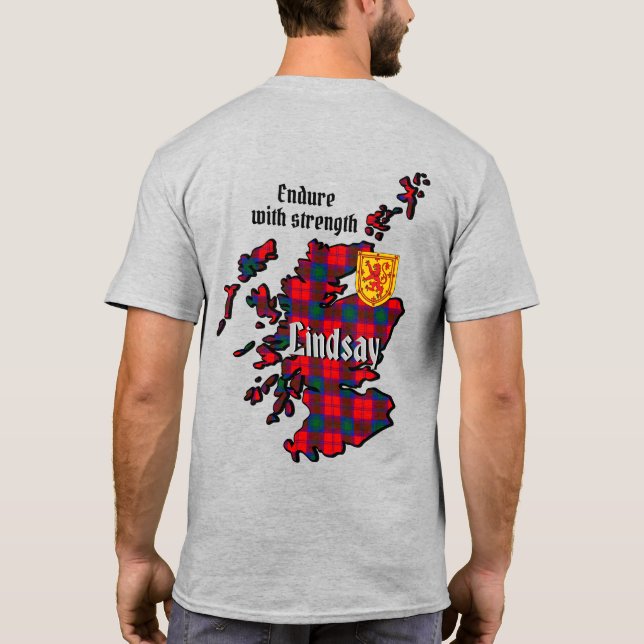 T-shirt Clan Lindsay   (Dos)