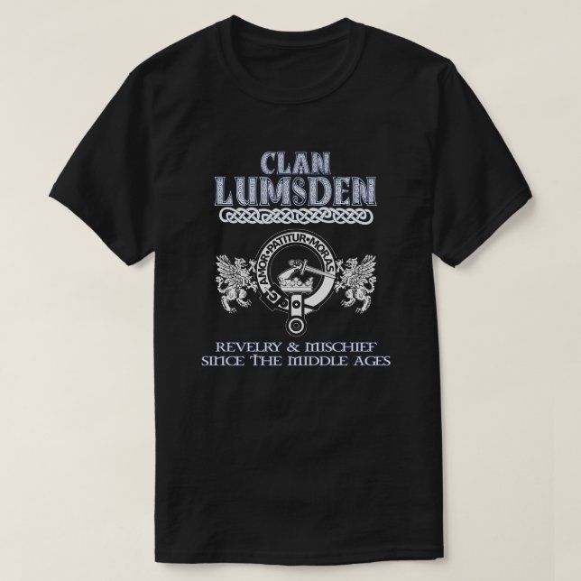 T-shirt Clan Lumsden crête écossaise clans écossais nom de (Design devant)