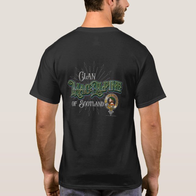 T-shirt Clan MacAlpine (Dos)