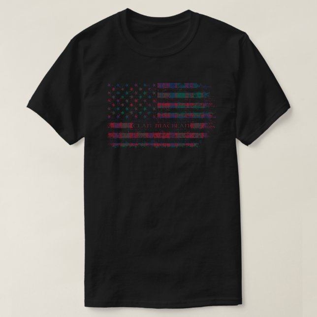 T-shirt Clan MacBean de Tomatin écossais tartan drapeau am (Design devant)