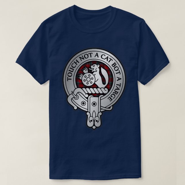 T-shirt Clan MacBean MacBain Crest Tartan (Design devant)