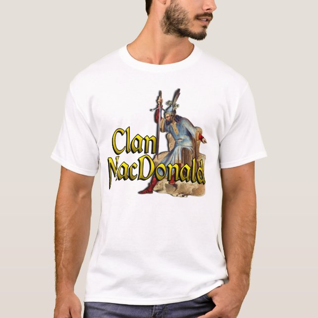 T-shirt Clan MacDonald Old Scottish Highland Games (Devant)