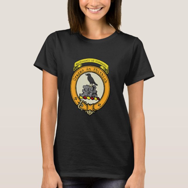 T-shirt Clan MacDonnell de Glengarry Scottish Crest (Devant)
