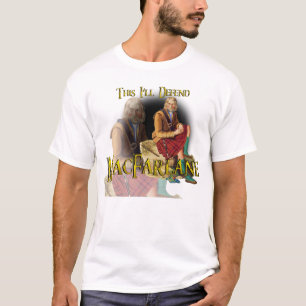 T-shirt Clan MacFarlane ceci je défendrai des chemises