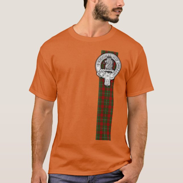 T-shirt Clan MacGregor Crest & Tartan (Devant)