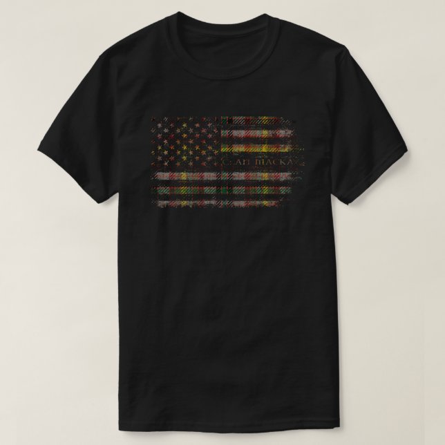 T-shirt Clan MacKay du drapeau écossais écossais de Strath (Design devant)