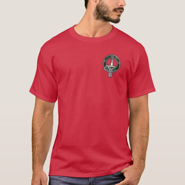 T-shirt Clan MacKay robe Tartan Crest (Devant)