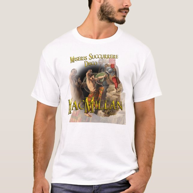 T-shirt Clan MacMillan Highland Games Chemises (Devant)