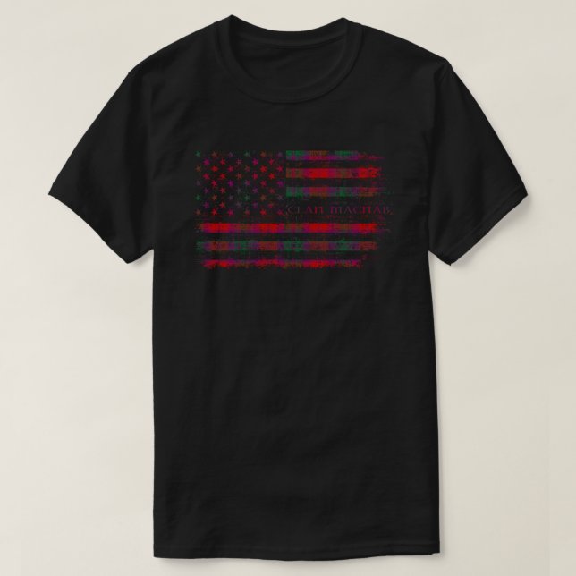 T-shirt Clan Macnab Drapeau écossais écossais écossais kil (Design devant)