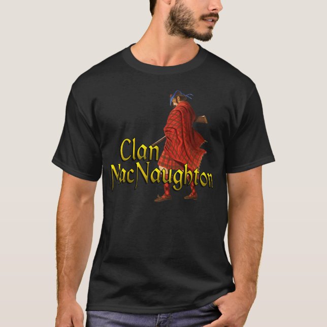 T-shirt Clan MacNaughton Highland Games Shirts (Devant)