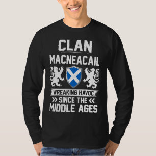 T-shirt Clan Macneacail Scottish Family Clan Scotland Wrea