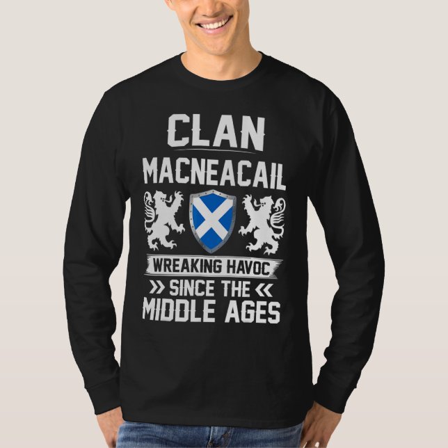 T-shirt Clan Macneacail Scottish Family Clan Scotland Wrea (Devant)