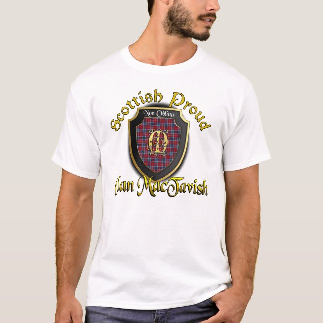 T-shirt Clan MacTavish Scottish Fier Shirts (Devant)