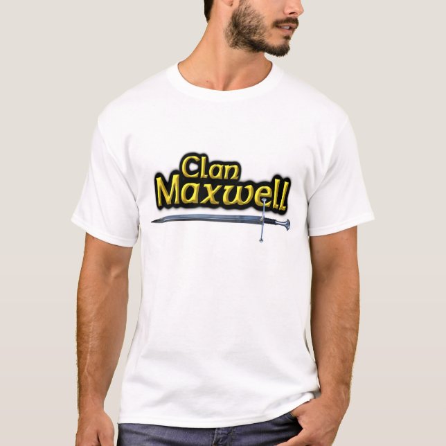 T-shirt Clan Maxwell inspiré écossais (Devant)