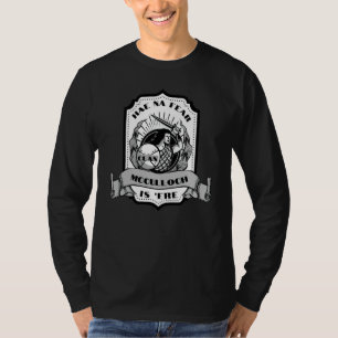 T-shirt Clan McCulloch Épéiste Badge Écossais Jeux des Hig